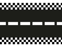 Tischläufer Rennstrecke