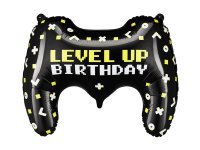 Folienballon Gamer - Level Up Birthday