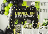 Folienballon Gamer - Level Up Birthday