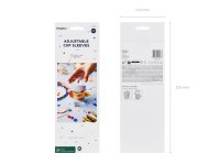 Bechermanschette Flugzeug - DIY