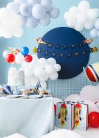 Bannergirlande Flugzeug Birthday (DIY)