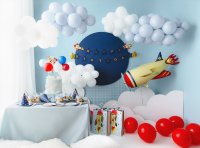 Bannergirlande Flugzeug Birthday (DIY)