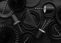 Pappteller - Solid Color - Schwarz