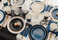 Pappteller - Solid Color - Schwarz