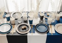 Pappteller - Solid Color - Schwarz