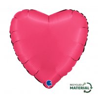 Folienballon Herz Satin Lipstick