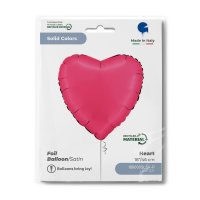 Folienballon Herz Satin Lipstick