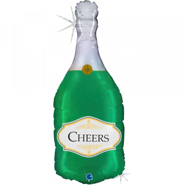 Folienballon Cheers Bottle - Sektflasche