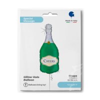 Folienballon Cheers Bottle - Sektflasche