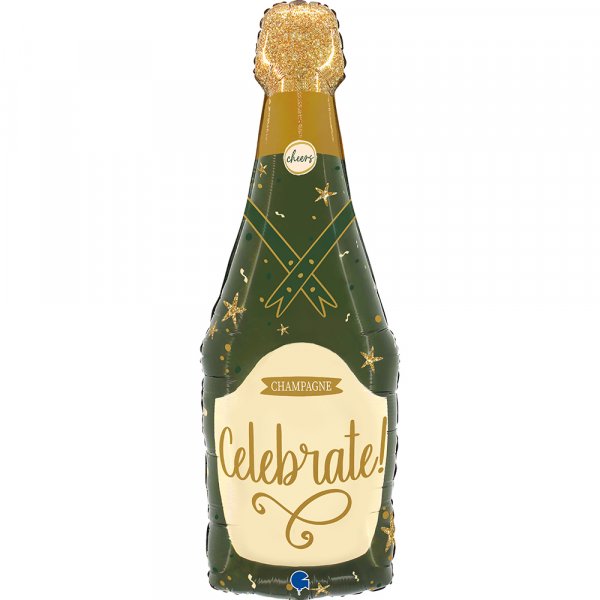 Folienballon Sparkle Bottle - Sektflasche