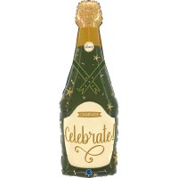 Folienballon Sparkle Bottle - Sektflasche