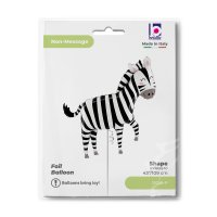 Folienballon Jungle Zebra