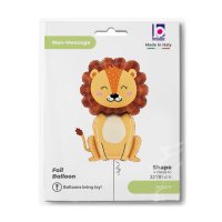 Folienballon Colorful Jungle Lion - Löwe