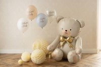 Folienballon (-) Teddy Bear Creme nur zur Luftfüllung