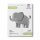 Folienballon Jungle Elephant
