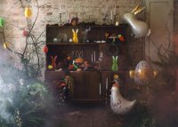 Wabenball Hase pink 30cm