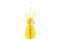 Wabenball Hase gelb 30cm