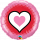 Folienballon Only Hearts