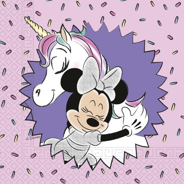 Servietten Minnie Maus - Unicorn