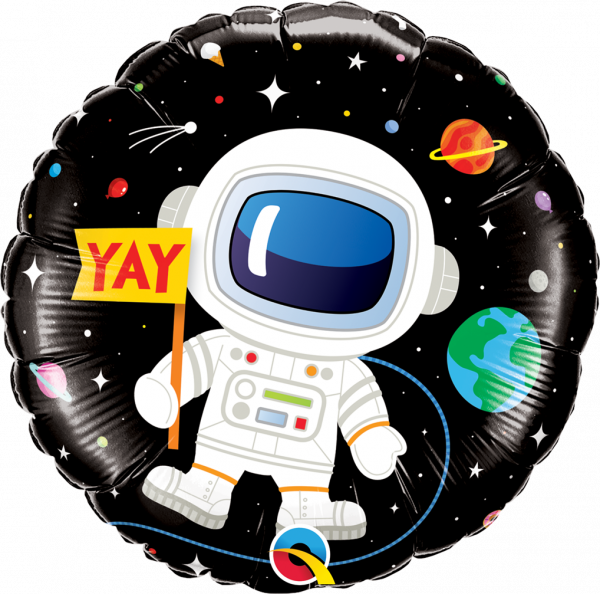 Folienballon Astronaut Birthday
