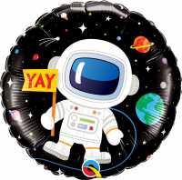 Folienballon Astronaut Birthday