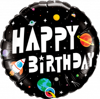 Folienballon Astronaut Birthday
