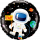 Folienballon Astronaut Birthday