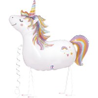 Folienballon Einhorn Walking Balloon