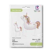 Folienballon Einhorn Walking Balloon