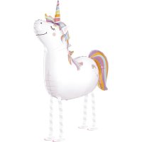 Folienballon Einhorn Walking Balloon