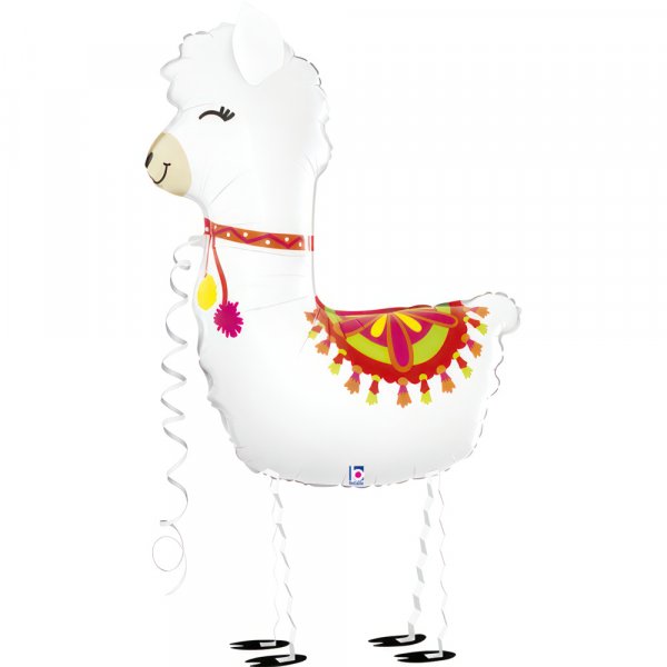 Folienballon Llama Walking Ballon
