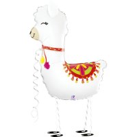 Folienballon Llama Walking Ballon